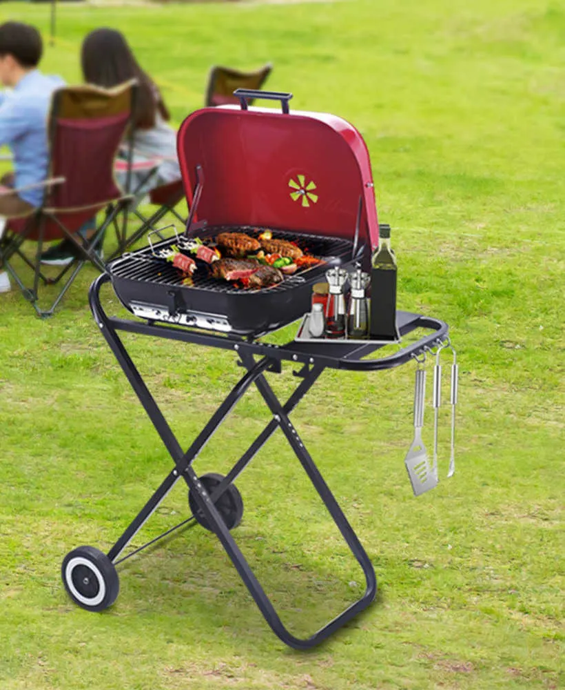 Portable Smoke Free Barbecue Coleman Portable Grill For Outdoor And Courtyard Use Carbon Filled Household Charcoal Skewer Coleman Portable Grill X240830 From Fashion world01 25.46 DHgate.Com