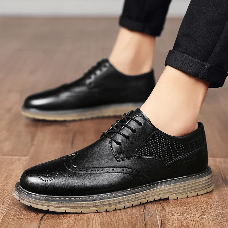 Men's Formal Oxford Dress Shoes Leather Lace-Up Rubber Outsole Breathable  Casual Footwear from Dhgate Casual Shoes - price 163.07