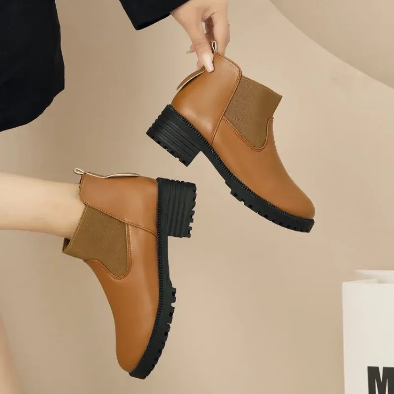 New 2023 Fashion Women's Leather Ankle boots near me