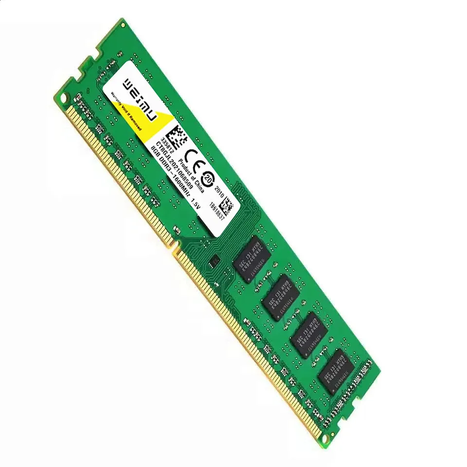 Barrette De RAM CRUCIAL DDR4 Pour PC Fixe - 8GB Ou 16GB - Vitesses 2400/2666/3200 MHz - Garantie à Vie