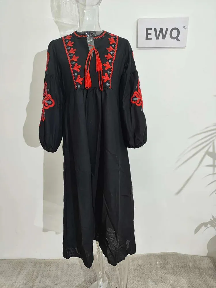 Elegant White Long Sleeved Dress: Embroidery Detail, Shop Now! Best Seller  from Dhgate Basic & Casual Dresses - price 53.55
