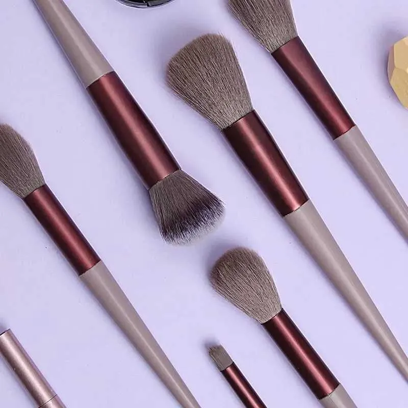 Premium Makeup Brushes Set - Soft Eye Shadow & Foundation Blending ...