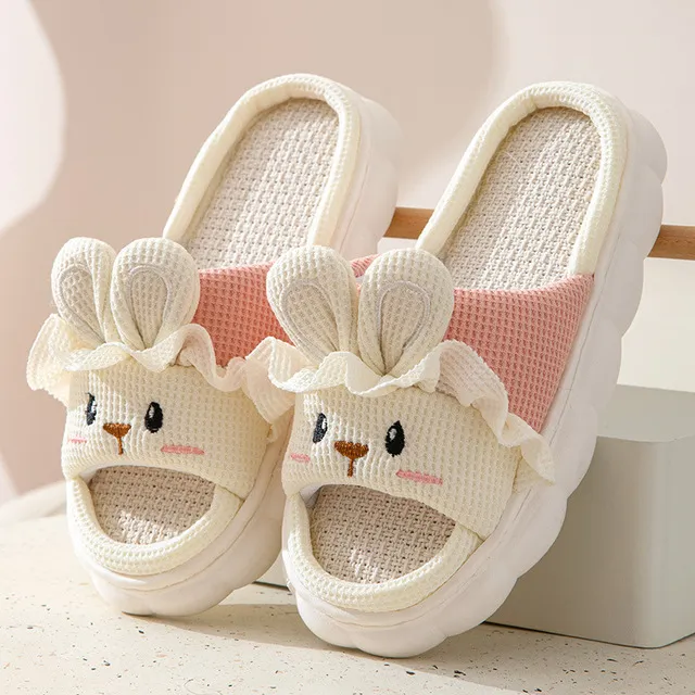 Toddler Bunny Slippers Baby Rabbit Slippers Soft Plush Shoes For