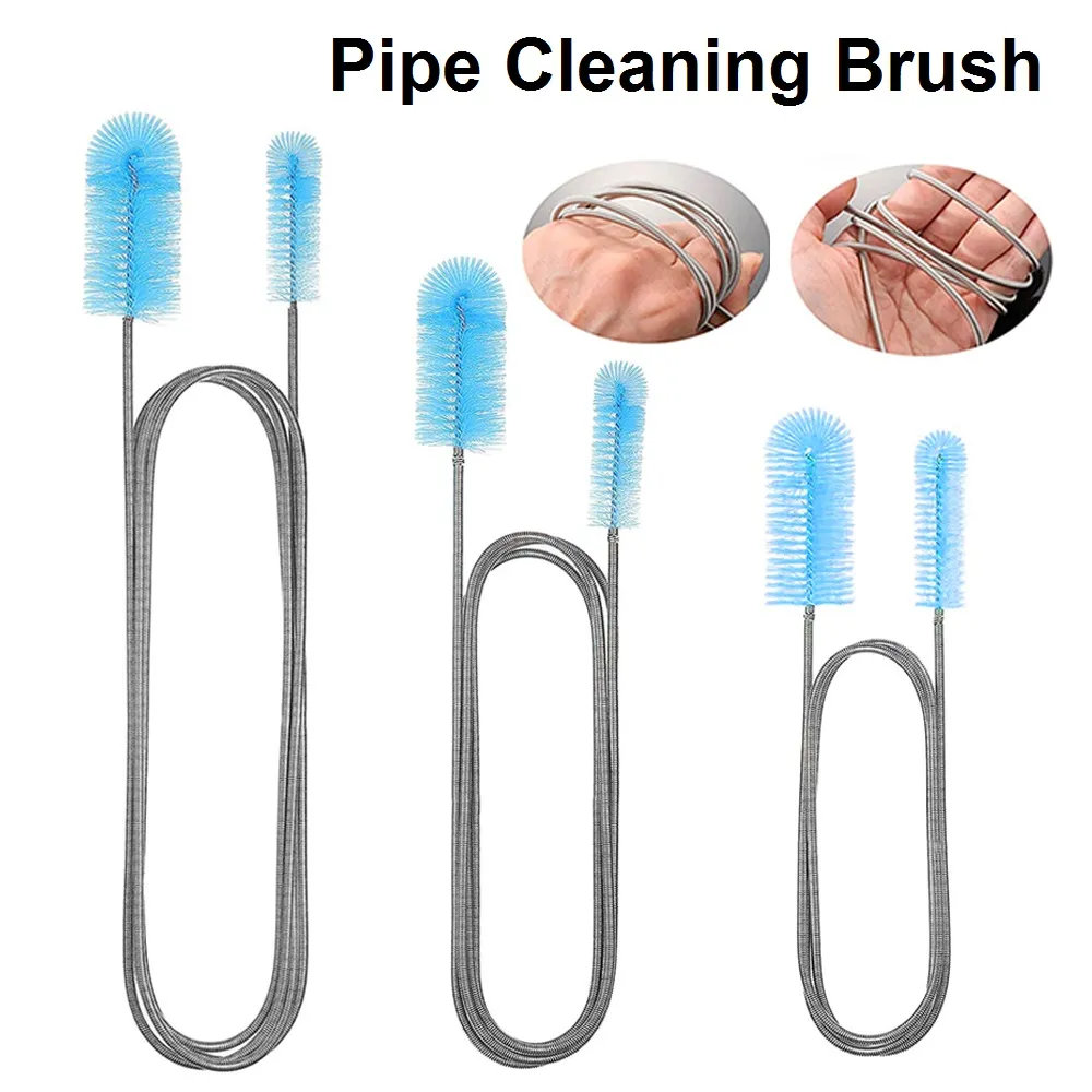 Pipe Cleaning Brush Set for Aquarium: Flexible Double Ended Hose, Air ...