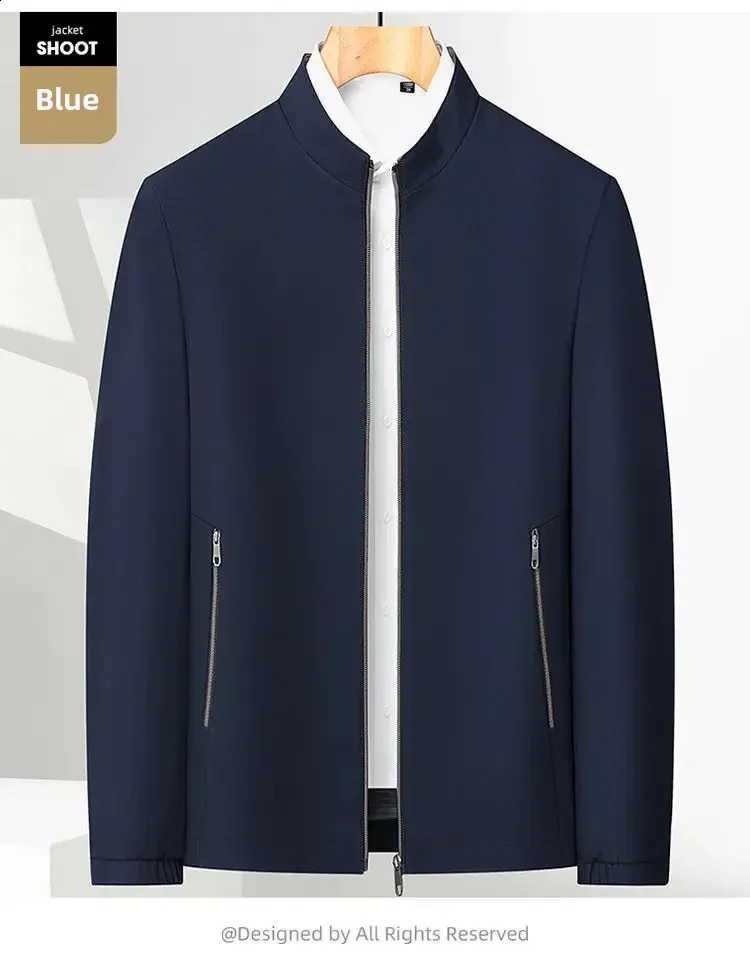 Mens Stand Collar Jacket, Smart Casual Solid Color | DHgate
