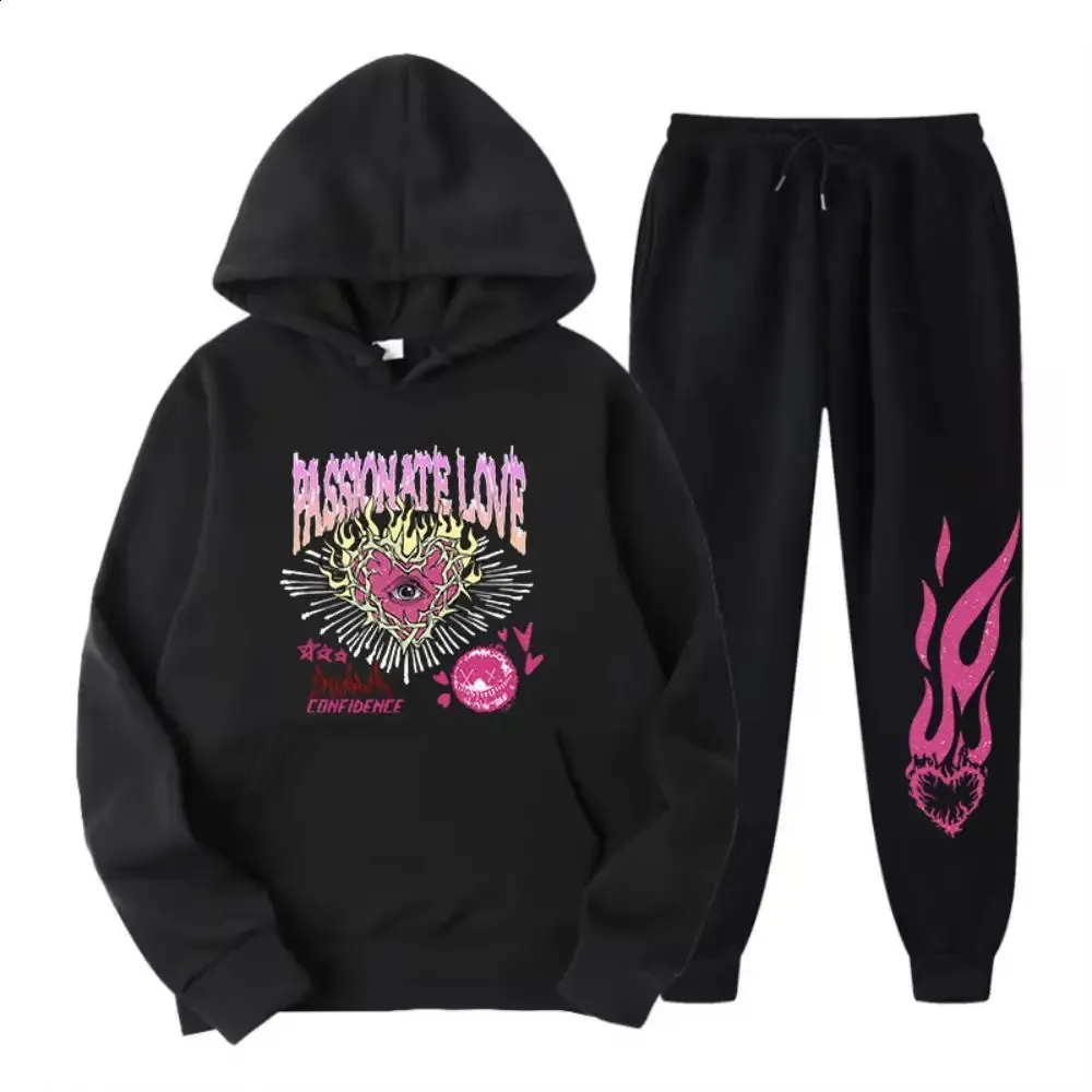 Survêtement Homme Léger Hiver - Ensemble Jogging Sweat à Capuche + Pantalon Sport Chaud (style Urbain)