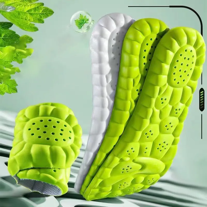 4d Orthopedic Shoes Insoles Fashion Super Soft Running Sports Insole For Feet Baskets Shoe Sole Arch Support Orthopedic Inserts Unisex Ykc