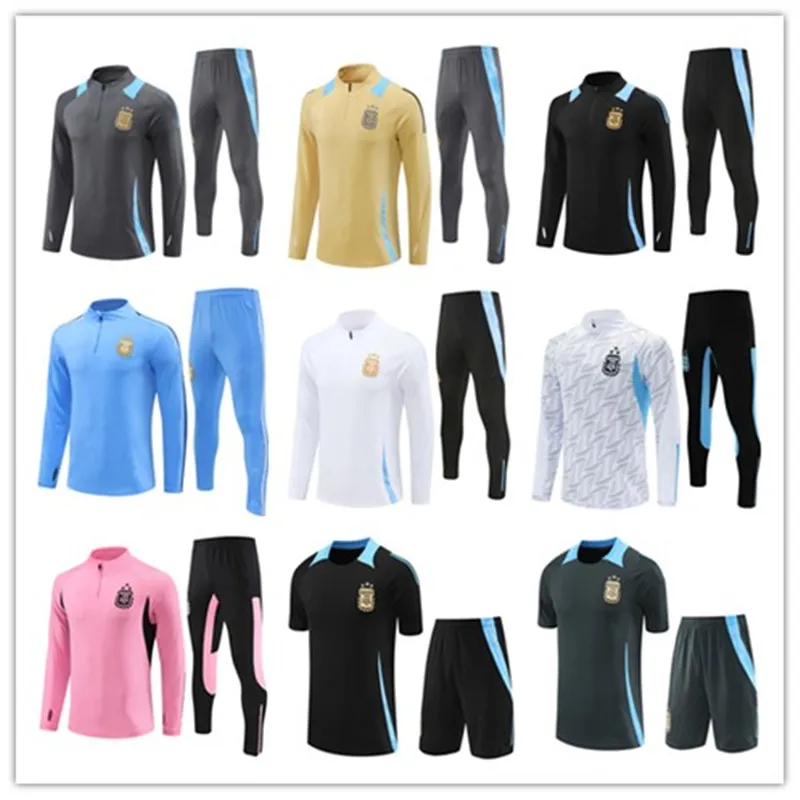 ArgentinaS Retro Training Kit 24/25 Tracksuit With Long