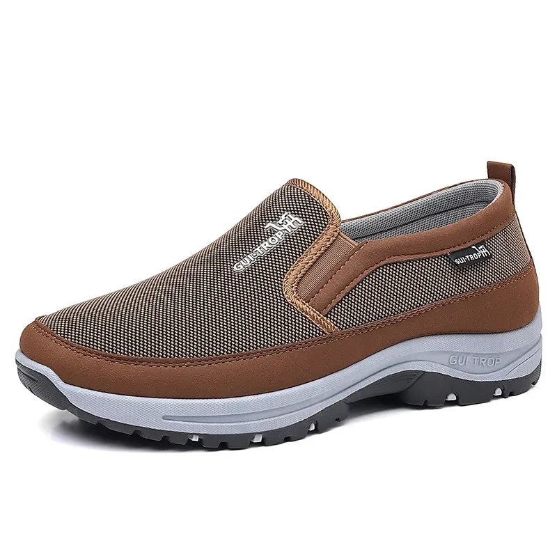 Mens mesh breathable slip on loafer water shoe Mens Slip on Sneakers Lightweight Breathable Clog Water  main image 4