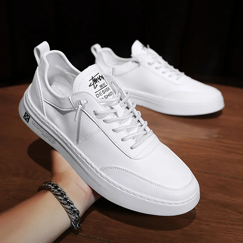 Trendy White Running Shoes Mens New Mens Shoes for Casual Style