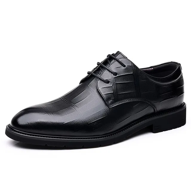 chinese dress ladies Men's Findlay Dress Lace-up Almond Toe Oxfords - Dark Brown Leather main image 0