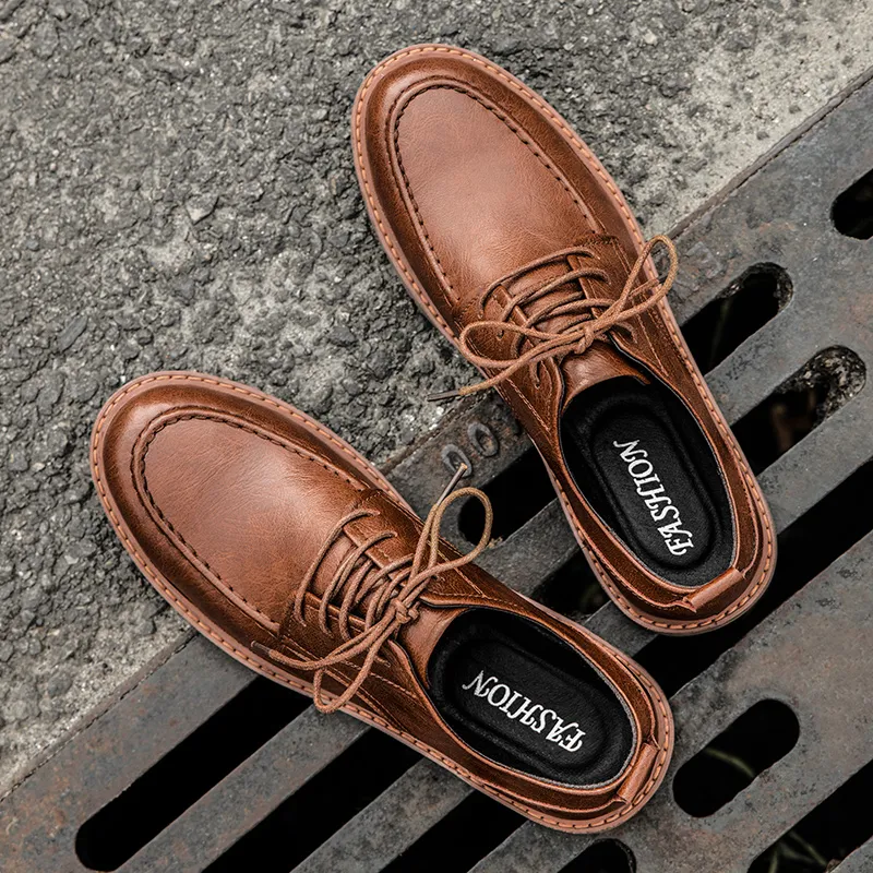 Premium Leather Oxfords: All-Match Dress Shoes for Men Best