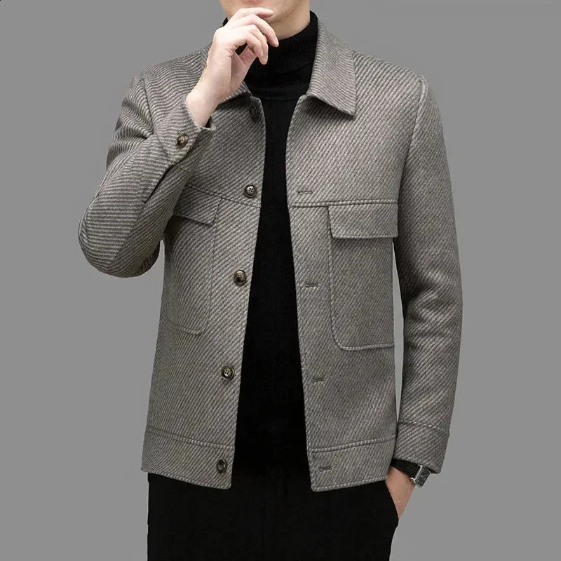 Reversible Double Sided Jacket Mens Casual: Detachable Lining