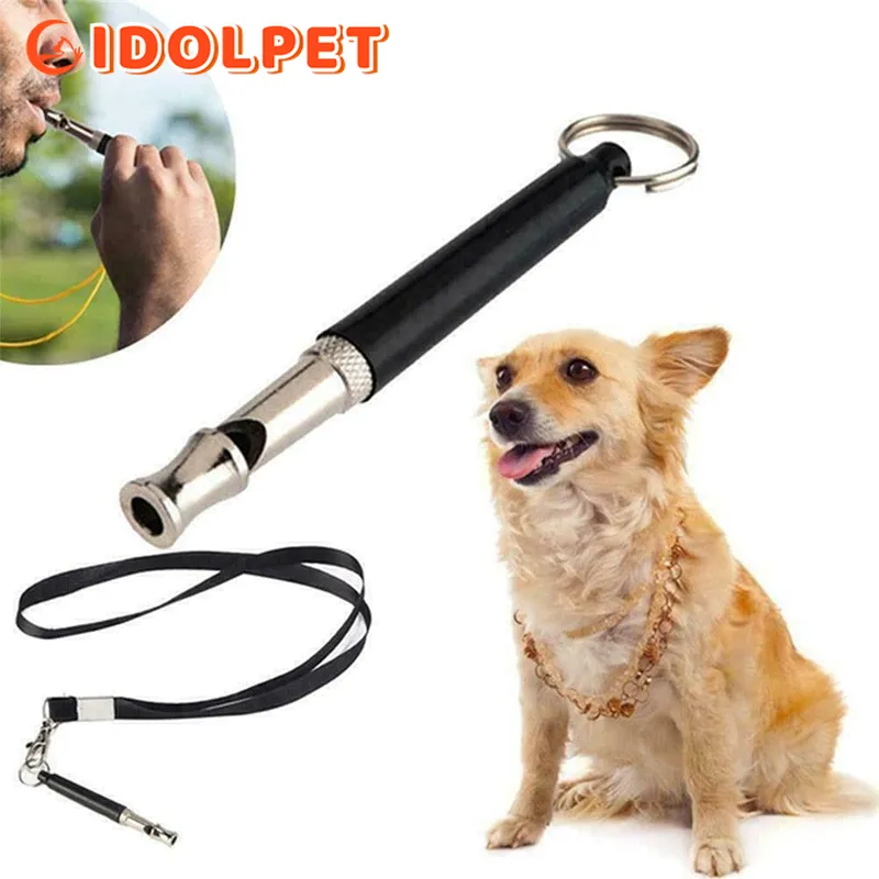 Dog Whistle Adjustable Pitch Ultrasonic Dog Training Whistle with Lanyard  for Recall, Obedience, and Outdoor Hunting