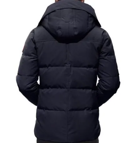 Vīriešu dūnu jakas Veste Homme āra ziemas jakas virsdrēbes ar lielu kažokādu kapuci, četru kažokādu jaka, mētelis, Hiver Parka_voghion.com