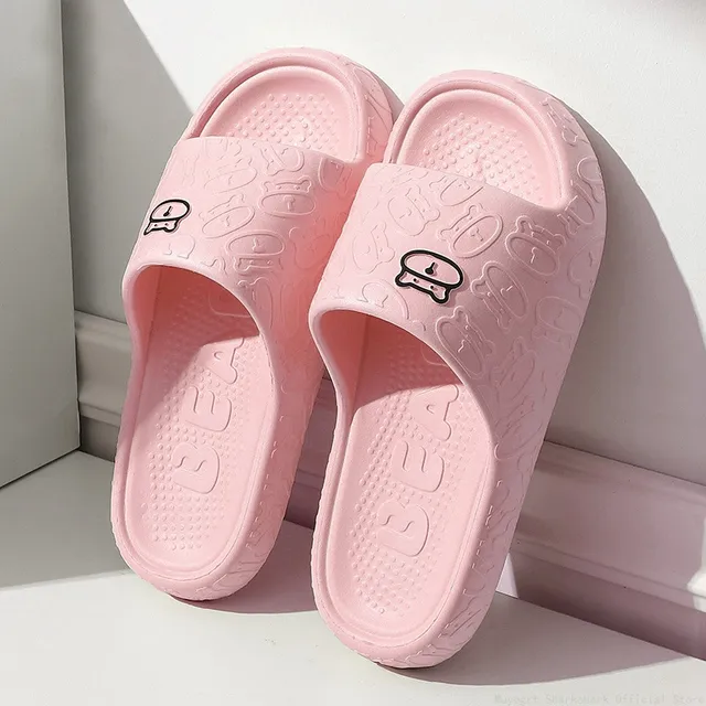 Save Big on Bulk Male Flip Flops Beach Slippers Cloud Slippers Thick Sole  Sandals: Lightweight Summer Beach Slides For Couples, Anti Slip Home