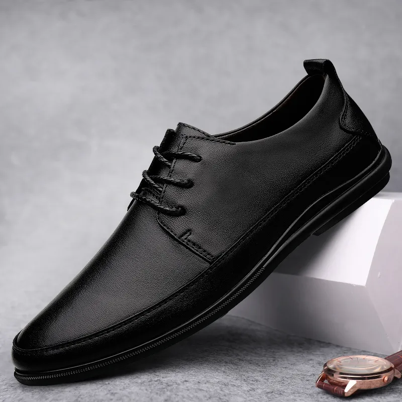 Real leather shoes new arrivals
