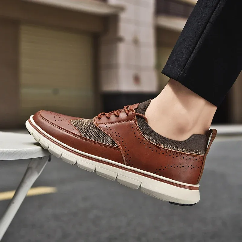 Lightweight brogue shoes deals