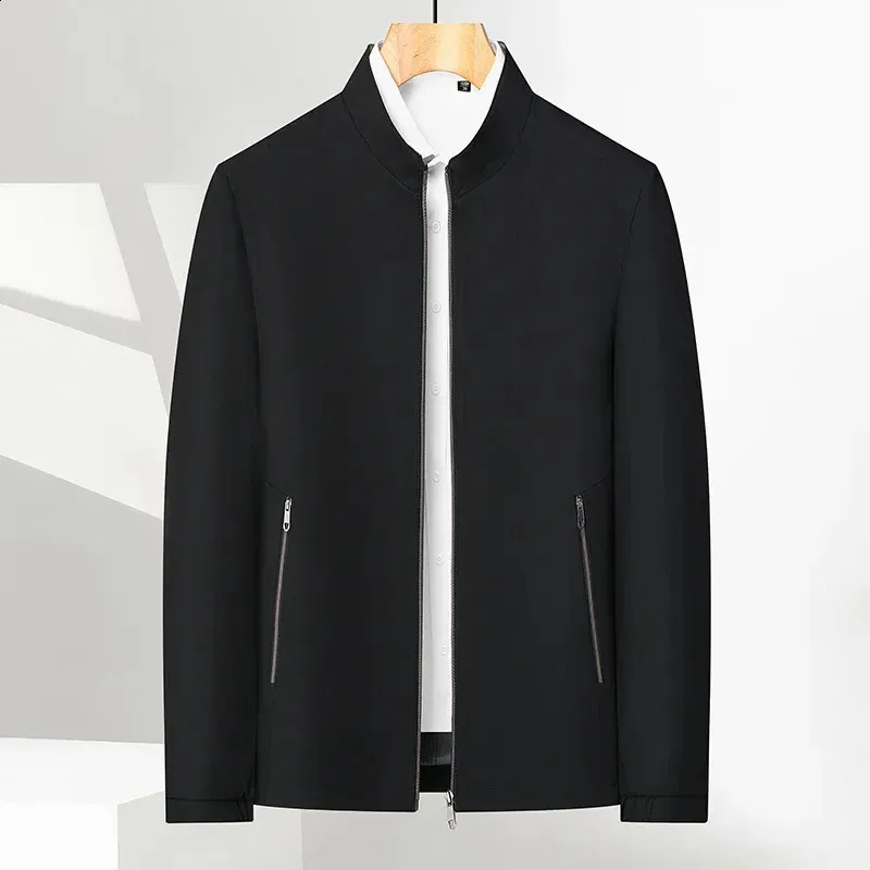 Men's Fashion Stand Collar Zip Embellished Jacket – therjsnews