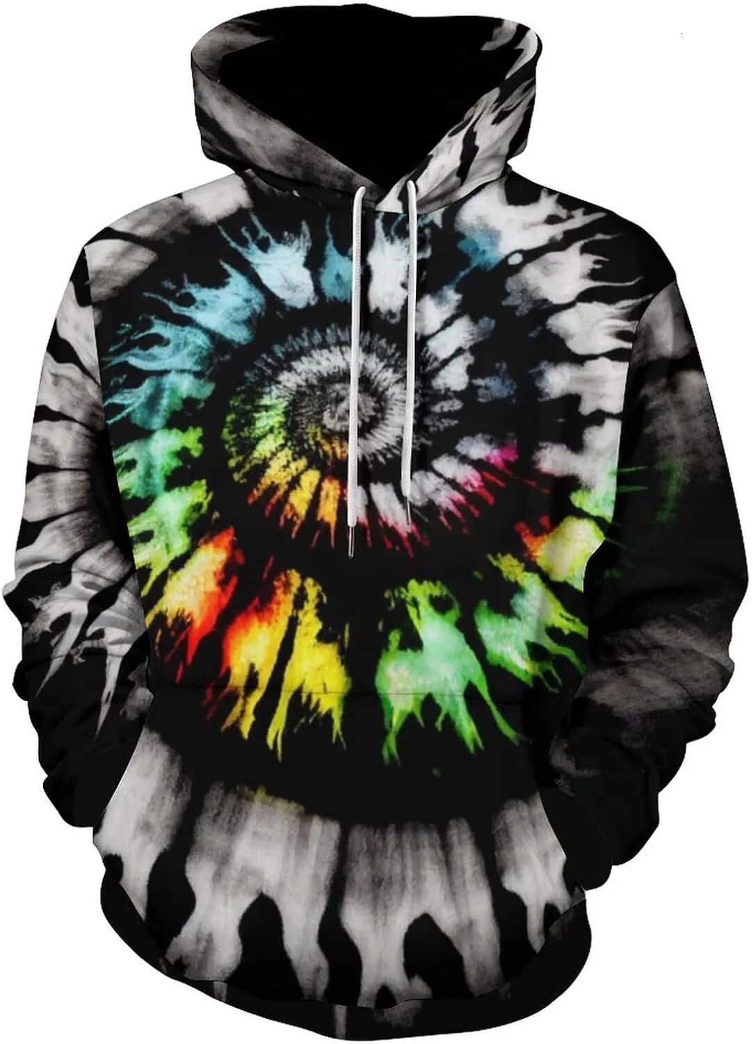 Rainbow Tie Dye Spiral Hoodie For Men And Women Funny Blue Liquid Stripe Design With Art Pattern Long Sleeve Tie Dye Sweatshirt Pullover From Cloch shopping Vendor 18.13 DHgate.Com
