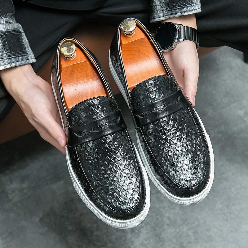 Bulk New Italian Style Leather Loafers For Men British Style Bulk New Italian Style Leather Loafers For Men British Style