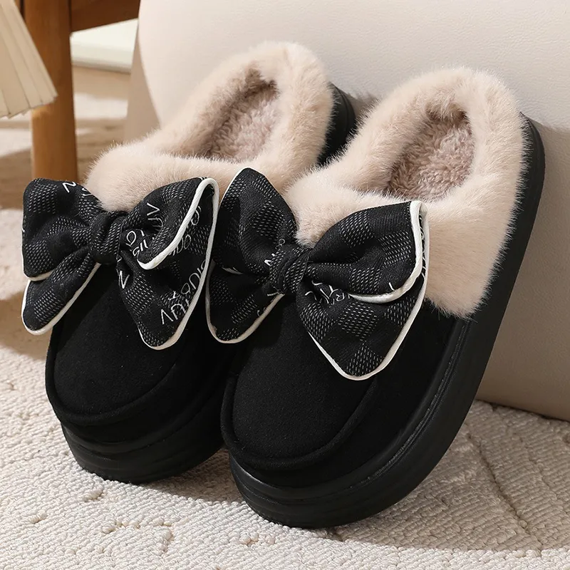 Cute House Slippers For Women Plush Indoor Footwear, Womens