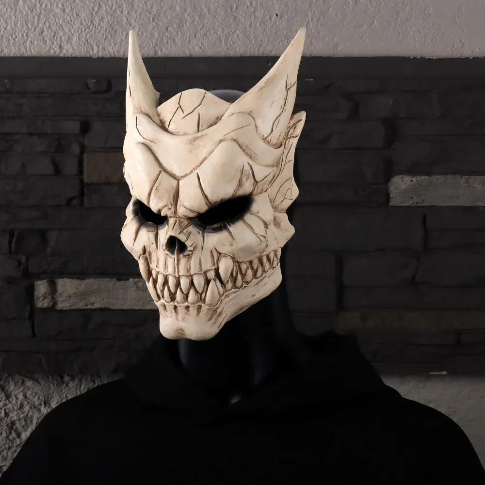 Anime Kaiju No 8 Kafka Hibino Rubber Mask Cosplay Skull Monster