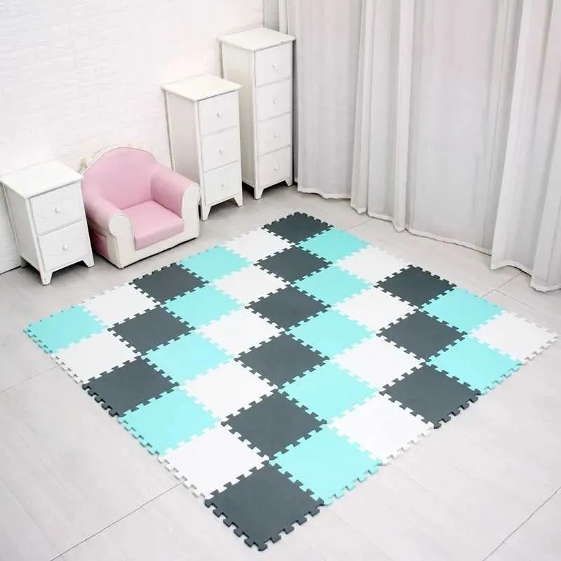 Baby Play Mat - Interlocking Foam Tiles 18/ - Safe EVA Puzzle Mat, Soft ...