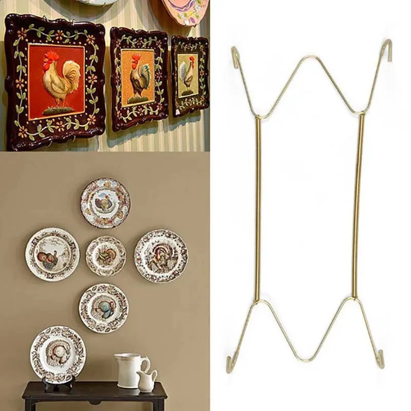 Premium Stainless Steel Decorative Plate Hangers W-Type Spring