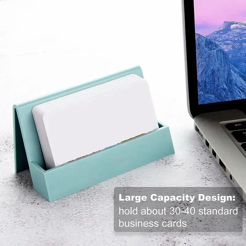 Premium Business Card Holder for Desk - Stylish Plastic Office Display  Stand & Name Card Organizer - Shop Now! from Dhgate Business Card Files -  price 25.08
