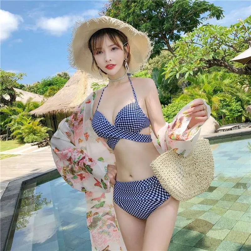 Sexy Slimming Korean Style Three Point Bikini for Women