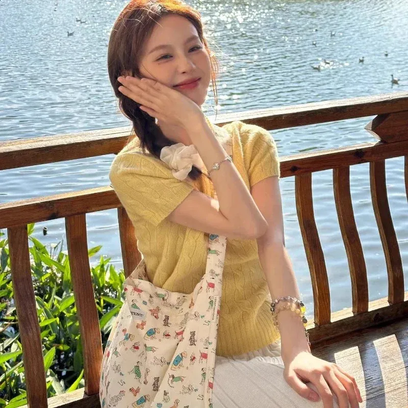 Cartoon Handbags Kawaii Purses: Womens Canvas Shoulder Bag Cute