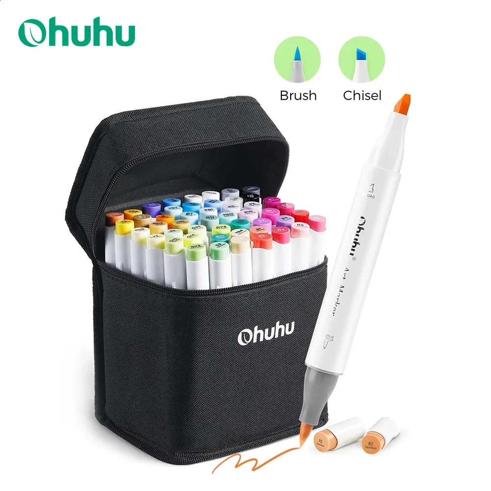 Wholesale Ohuhu Honolulu Marker Pen Set Oil Alcohol Art Mark