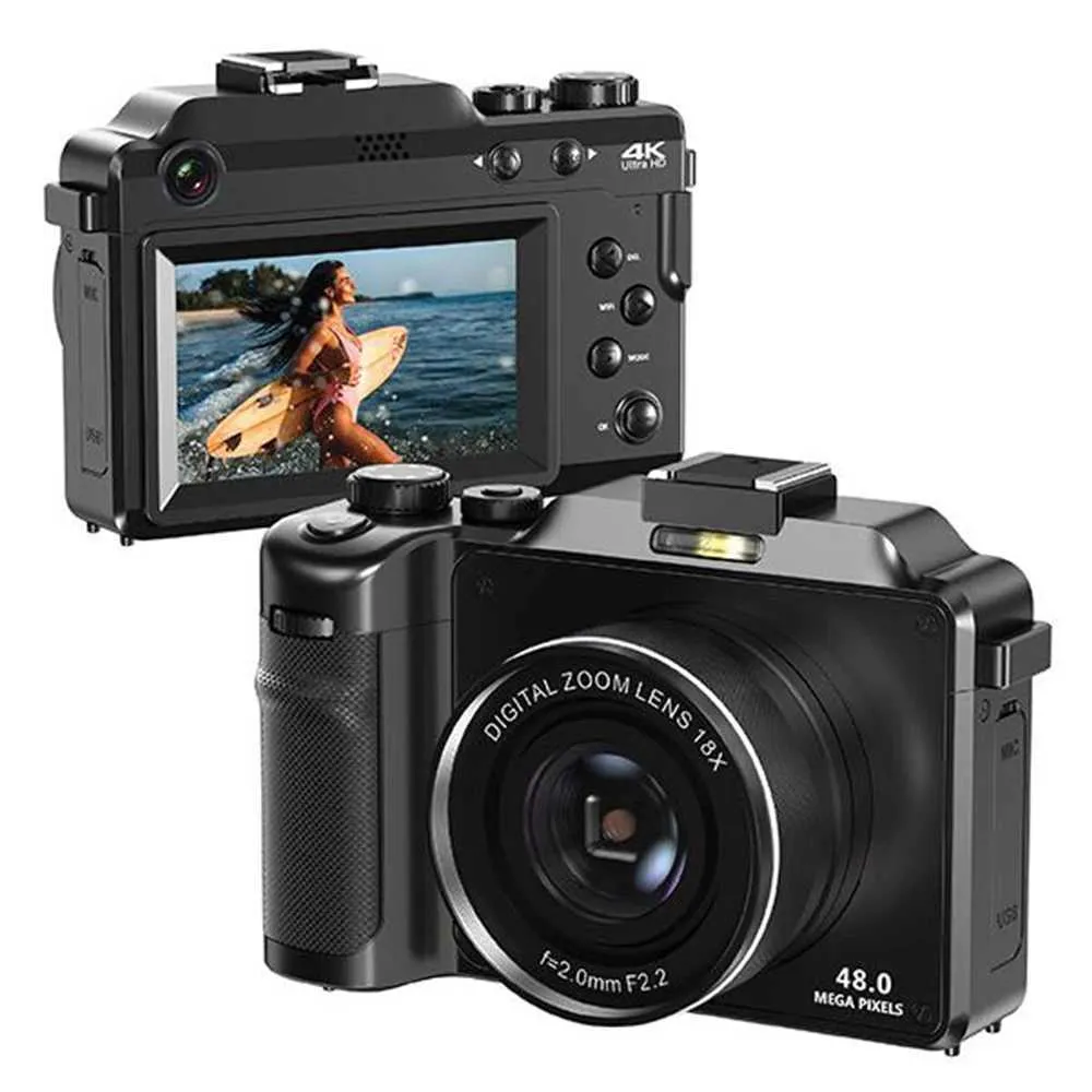 Komery 4K Camera DIY: 56MP Dual Lens Selfie Camera With 16X Zoom & Live ...