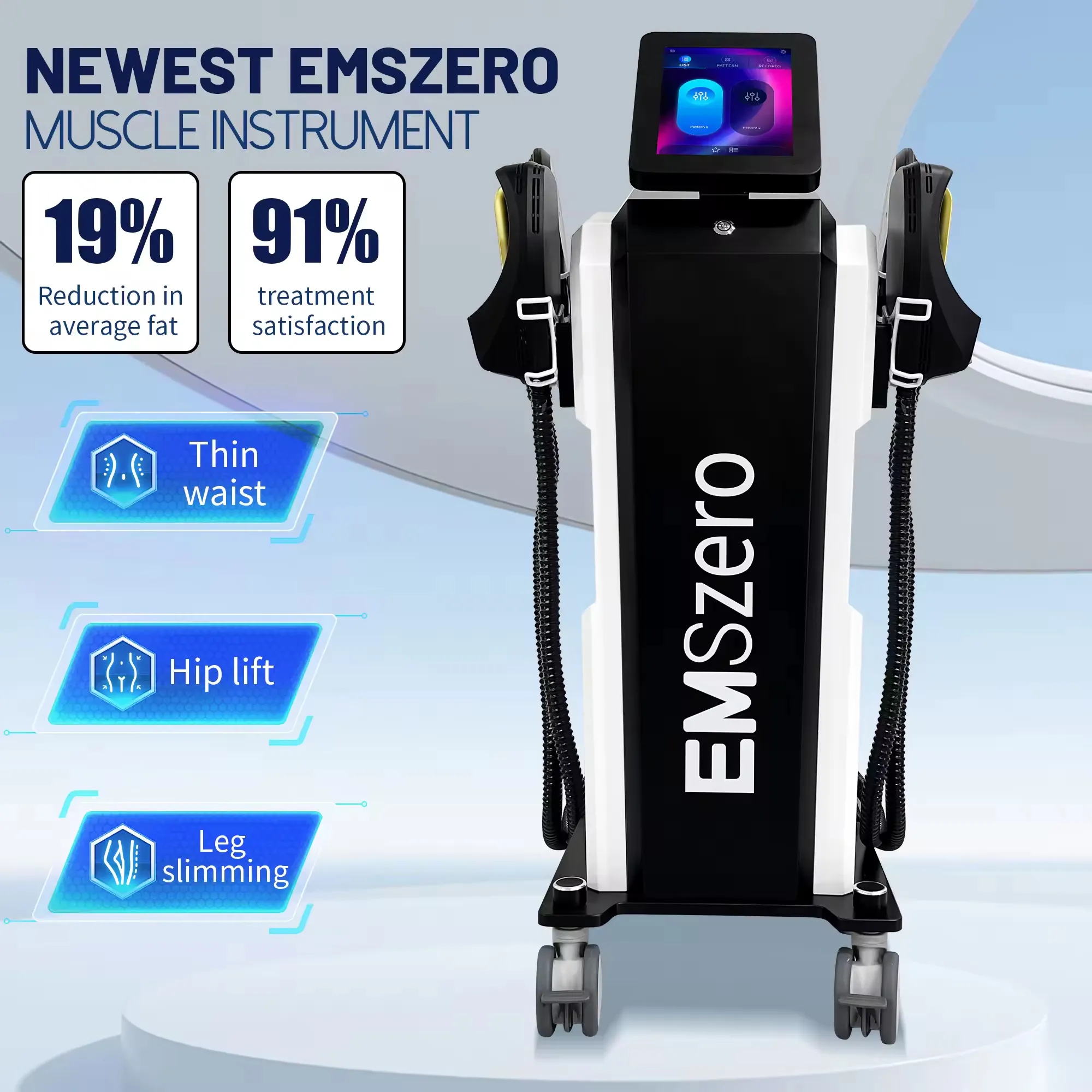 EMSZERO High Power 4 Handle EMS Muscle Stimulator  From