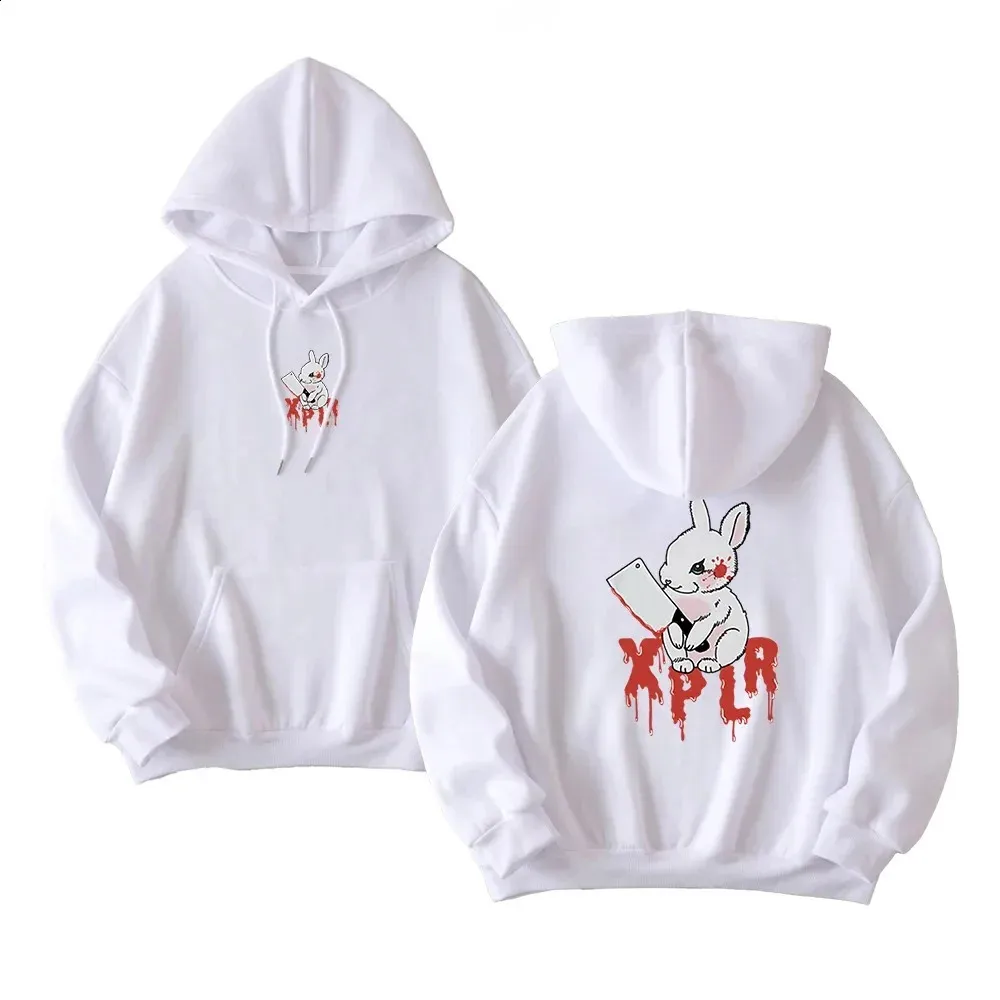 Rabbit Sam Colby Hooded Sweatshirt - Cotton Pullover Hoodie for Men & Women - Streetwear Bunny Trend 2024 Rabbit Sam Colby Hooded Sweatshirt - Cotton Pullover Hoodie for Men & Women - Streetwear Bunny Trend 2024