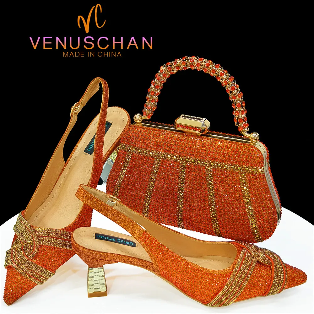 Clutch Orange Sandals And Matching Bag Red Heels And Clutch Bag Laura,  Burnt-orange Wedding Shoes And