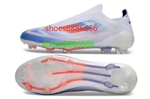 Designer Football Boot Mens Gift Bag Boots Accuracy+ Elite Tongue FG BOOTS Metal Spikes Football Cleats Men LACELESS Soft Leather Pink Soccer