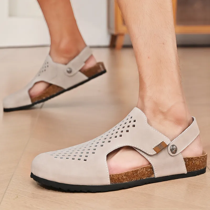 Handmade Leather Sandals Men - Premium Quality, Breathable  display picture 3