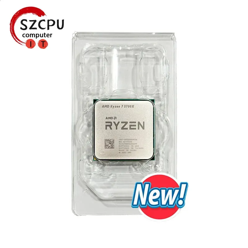 Ryzen 7 5700X CPU - 8 Core, 16 Thread Processor, 3.4 GHz