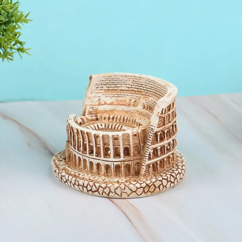 Mini Colloseum Rome Simulated Roman Colosseum Resin Mini Statue Sand... From Homehaven, $14 ...