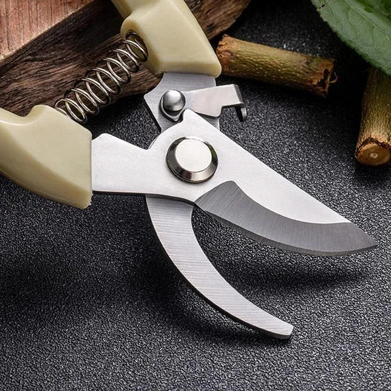Professional Pruning Shears - Ultra Sharp Garden Scissors For Herbs & Flowers | Easy-Lock Safety Feature