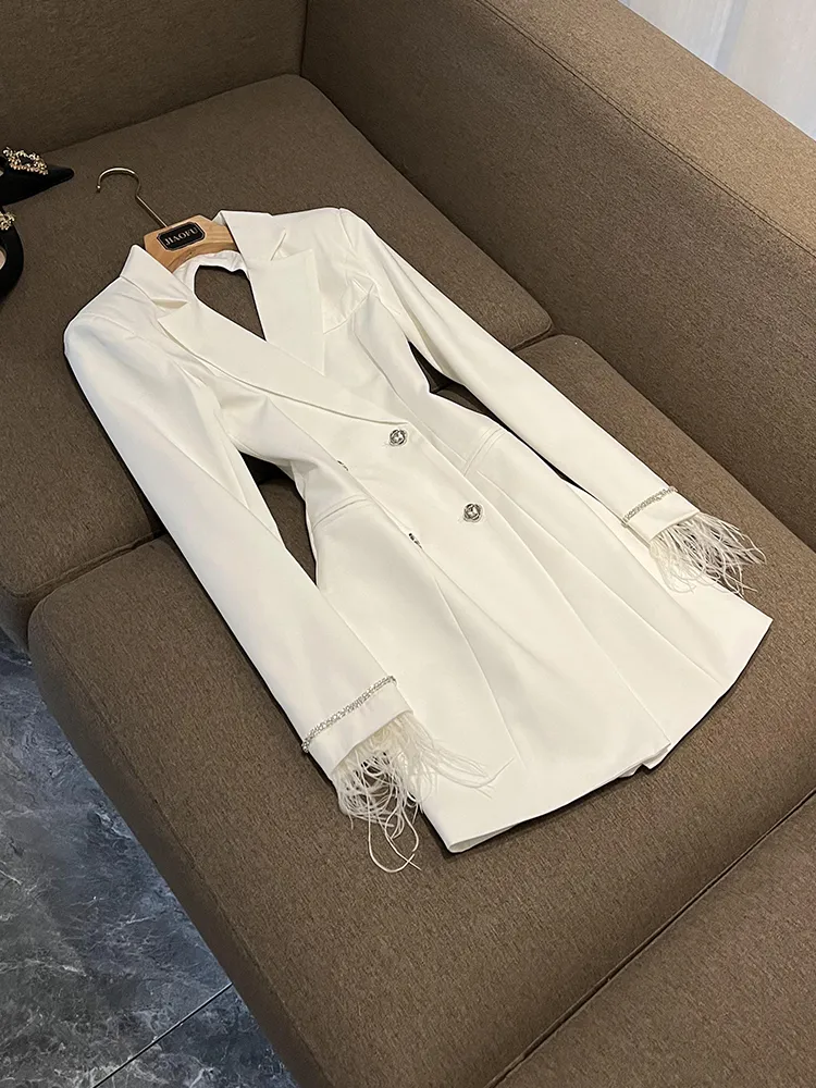 long sleeve fit and flare dresses White Fit And Flare Dress Long Sleeve Lace main image 0