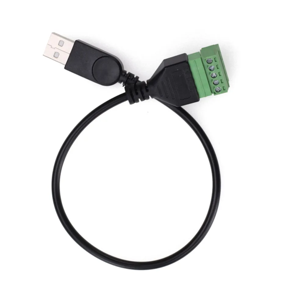 5 Pin Solderless Screw Terminal Block Extension Cable For TV, Computer ...