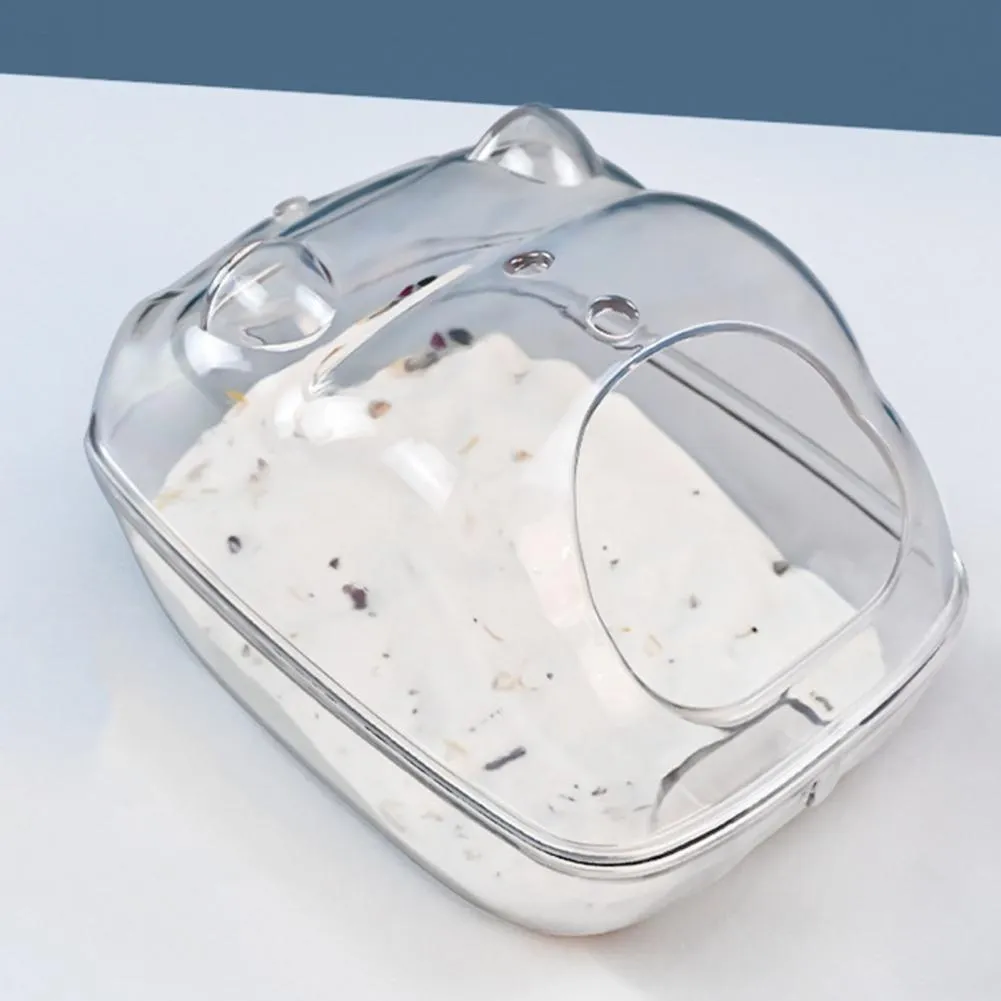 Dual-Use Hamster Bath & Nest: Sand Bathing Pot & Toilet for Small Pets ...