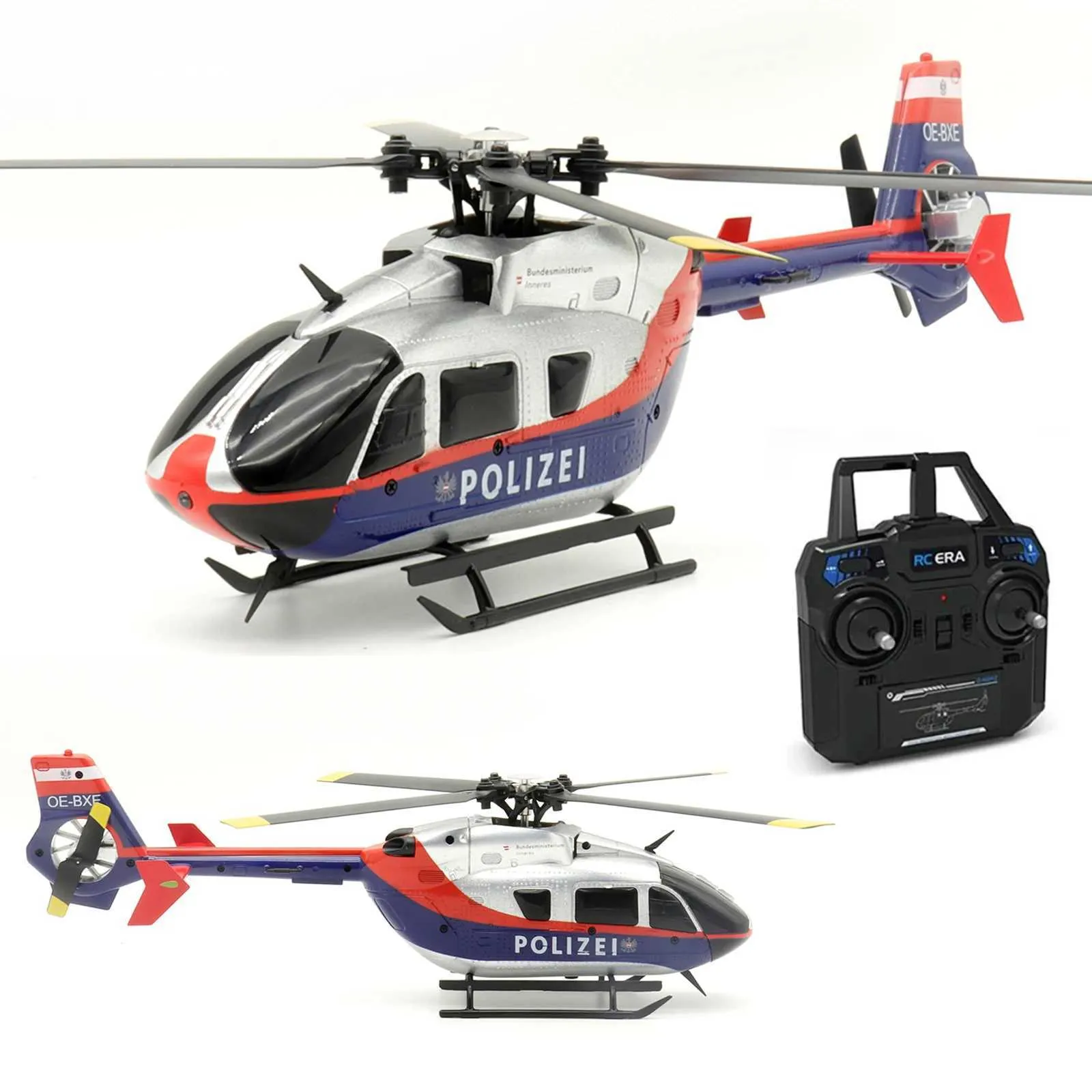 ホビーラジコン RCERA EC-135 POLICE EC135 Police Helicopter RC - 4CH Micro Helicopter with Gyro