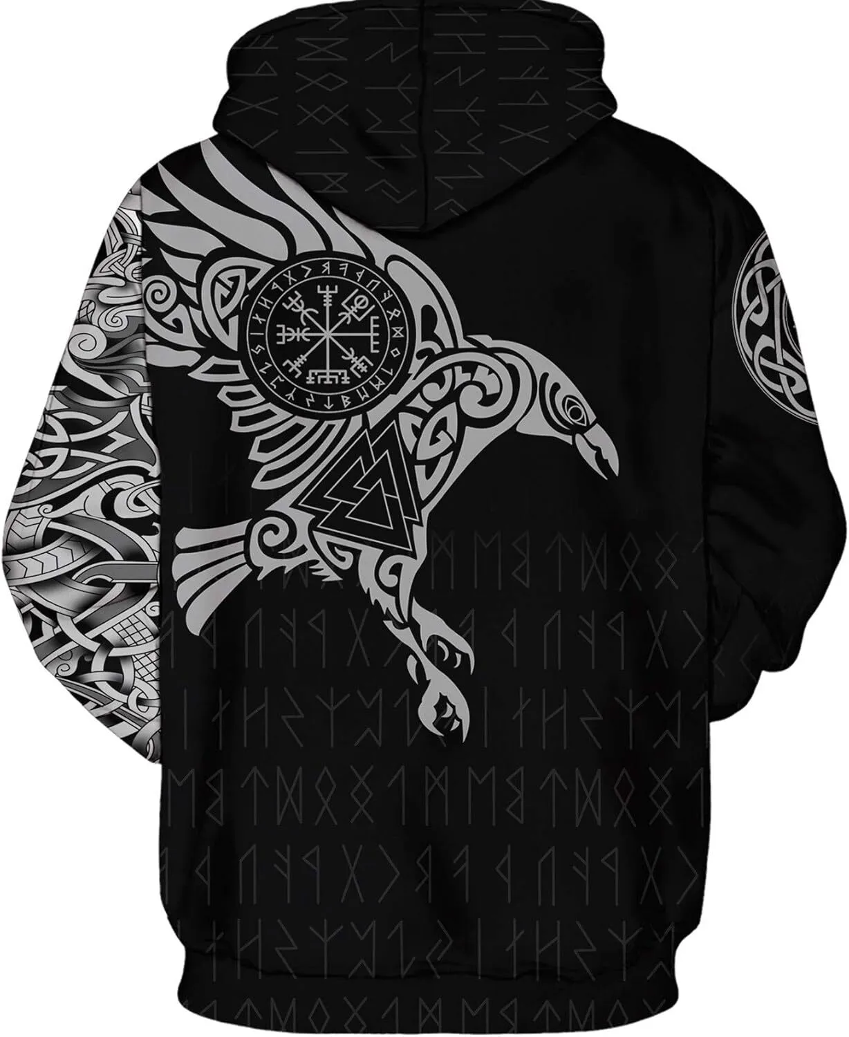 Apparel Viking Hoodie Mens Men's Viking Hoodie Norse Mythology