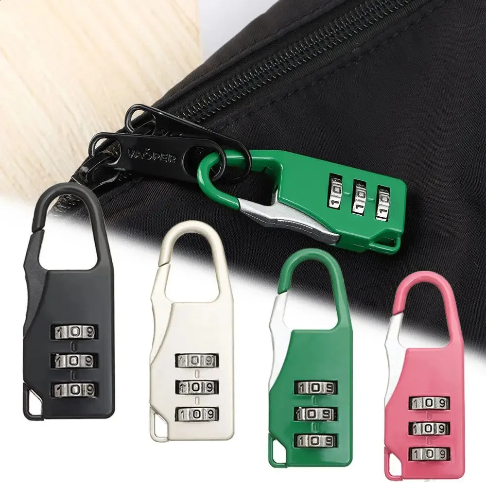 3 Dial Keypad Padlock Outdoor For Baggage Bookbag Backpack Secure Secret Code And Password Combination With Zipper Anti Theft Design 240830 From Anylustore 11.29 DHgate.Com