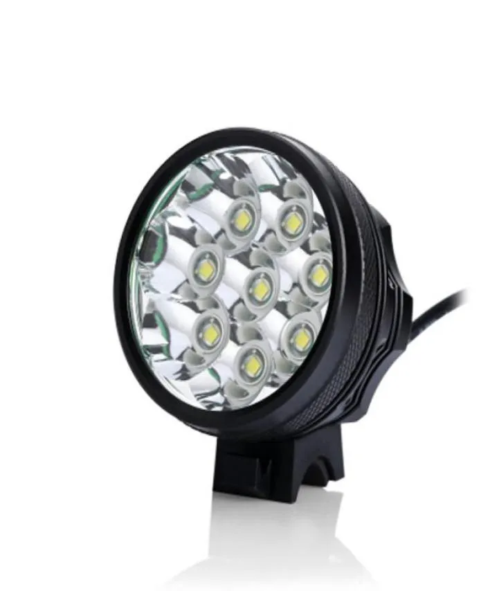 Sky Ray 8T6 Bike Light 8CREE XML T6 3モード最大12000ルーメンフロント自転車ライト618650バッテリーパック5404197