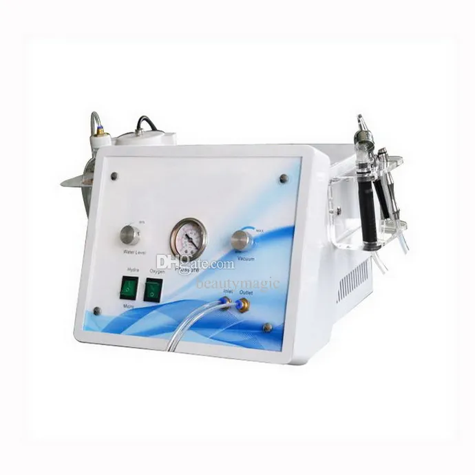 3 en 1 Hydradermabrasion Diamond Microdermabrasion Machine Facial Dermabrasion Hydro Aqua Clean Oxygen Jet Peel Spray Gun Rajeunissement de la peau